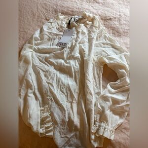 Fold Off White Charfield Silk Blouse